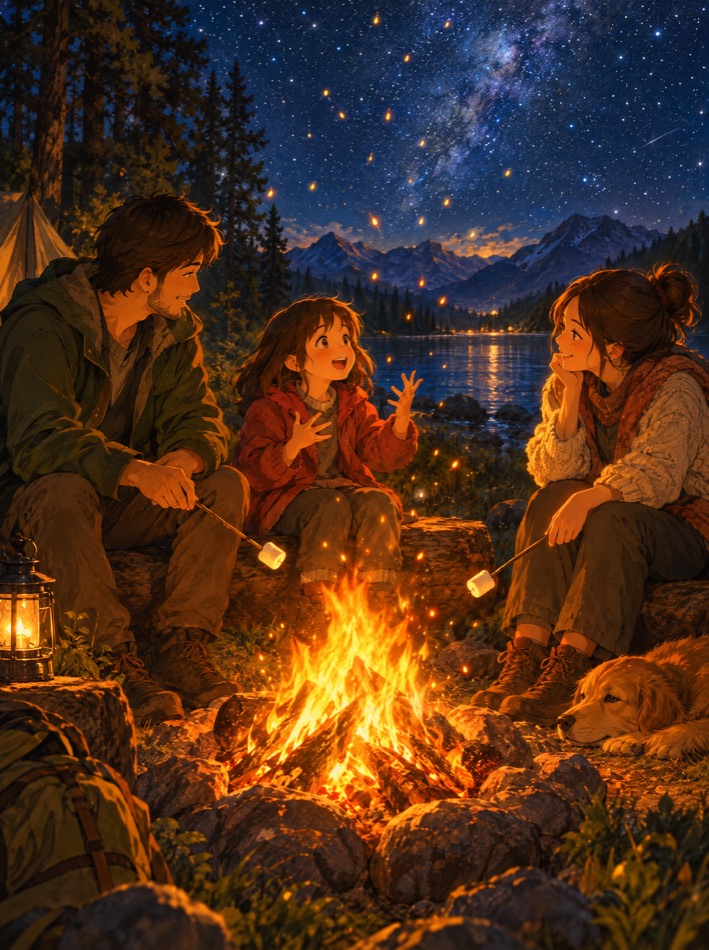 Illustration: Campfire