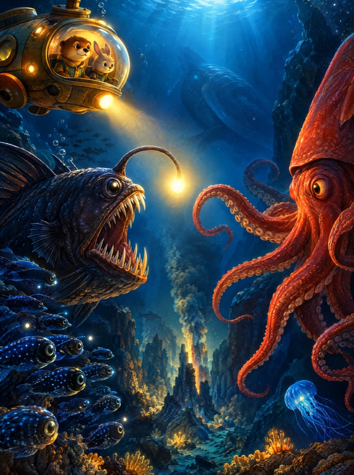 Illustration: Whale squid